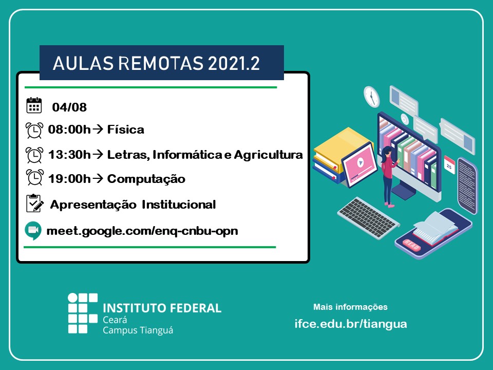 Cartaz da recepção 2021.2