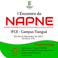 Cartaz do I Encontro do Napne