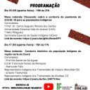 Programação do evento