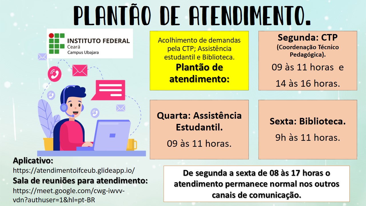 Horários de Atendimento a alunos