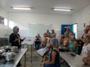 Claúdia Fontes apresentou o curso de Agroindústria para as visitantes